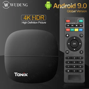 

2020 Tanix H1 Android 9.0 Smart TV Box LPDDR4 2G/16G 1G/8G Hi3798M V110 4K Set Top Box pk Tanix tx6s tv Boxes No app included