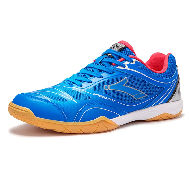 BOUSSAC качественные профессиональные кроссовки для пинг-понга для мужчин, обувь для настольного тенниса, Высококачественная Мужская обувь для настольного тенниса для пинг-понга - Цвет: Sky Blue