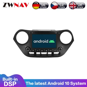 

The newest Android 10 PX6 Car DVD Player for Hyundai I10 I-10 2013 -2018 GPS Navigation Multimedia Satnav Stereo Radio Tape