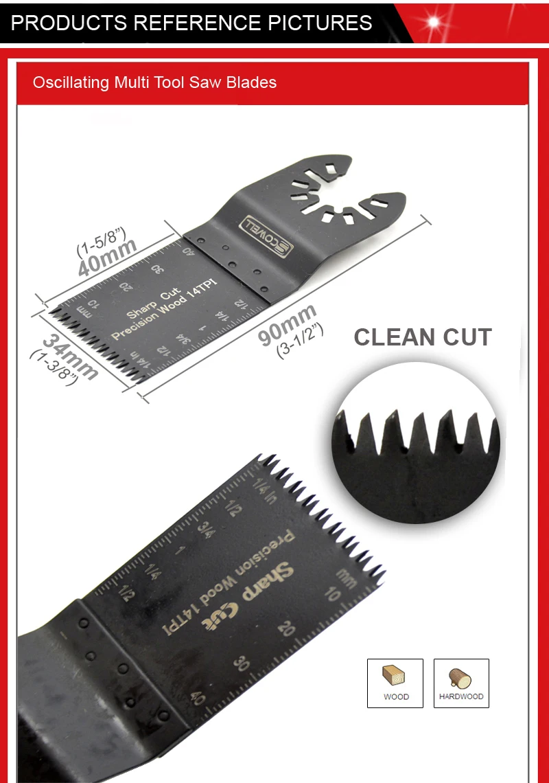 oscillating saw blade 1