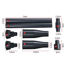 8pcs Black Home Multi-functional Gardens Yard Fountains Plastic Nozzle Head Kit