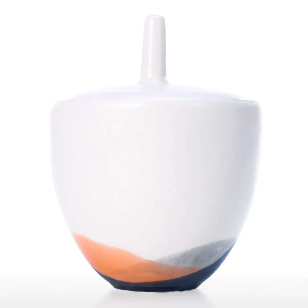 

Hot Ceramic Sugar Bowl Storage Jar with Lid Sugar Storage Container for Home and Kitchen Sugar Salt Pepper Porcelain Sugar Bowl