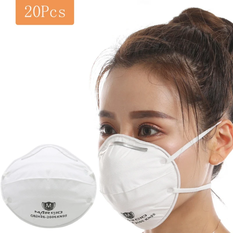 

Anti Pollution PM2.5 Mask 3 Layers Anti Infection Masks Particulate Respirator Protective Safety Face 20 PCS Masks