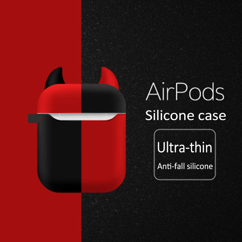 Применимый AirPods2 чехол креативная Беспроводная bluetooth гарнитура Силиконовый