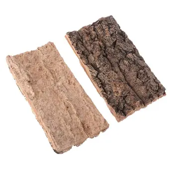 

Natural Rodent Reptile Habitat Decoration Lizard Spider Hide Climbing Tree Bark Platform