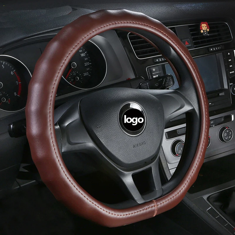 A 004 D форма кожаный чехол рулевого колеса автомобиля четыре сезона ступицы рулевого колеса для интерьера аксессуары - Название цвета: A 004