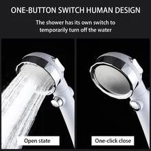 Shower Head Sprayer High Pressure Shower Head Adjustable ABS Bath Sprayer Bathroom Accessory Head Water Saving Shower Head