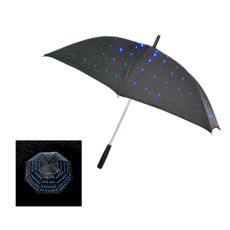 

16%,Supply LED light uv umbrella with flashlight function luminous decorative umbrella for photography stage performance decor