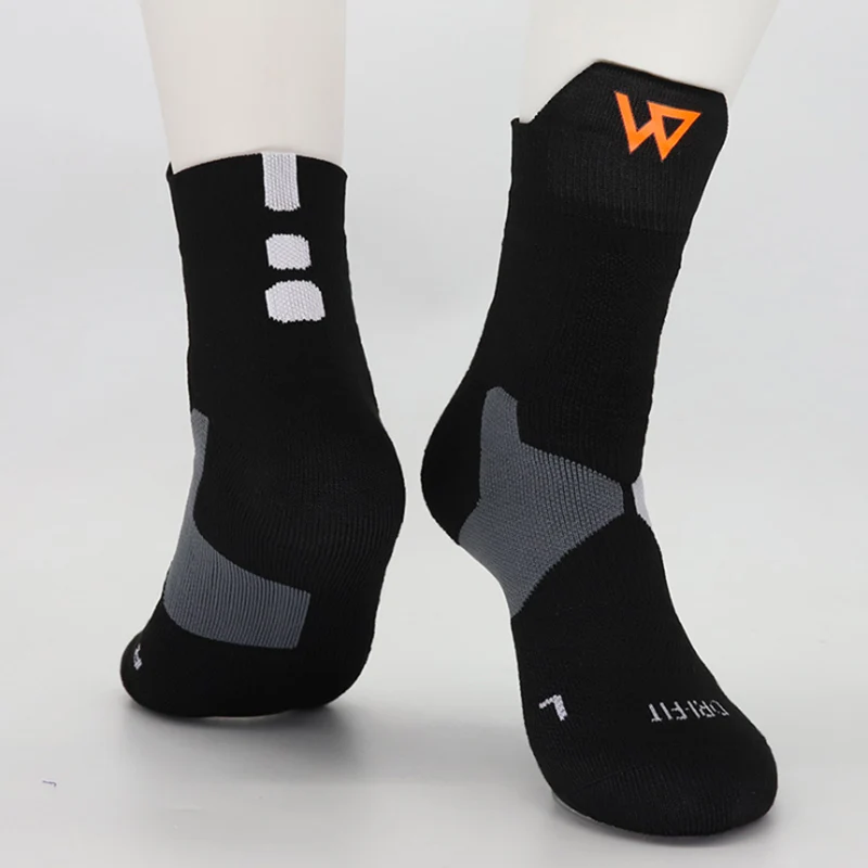 Баскетбольные носки Спортивная Корзина мяч Hyper Elite чулок до колена мужские