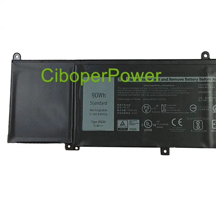 Качественный Аккумулятор для ноутбука 90Wh XRGXX 06YV0V для M15 M17 серии