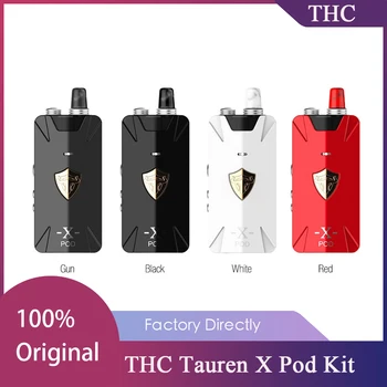 

Original THC Tauren X Pod Kit 1000mAh Battery & RBA Pod System / Mesh Version & 0.42 Inch OLED Screen Ecig Vape Kit VS Vinci Mod