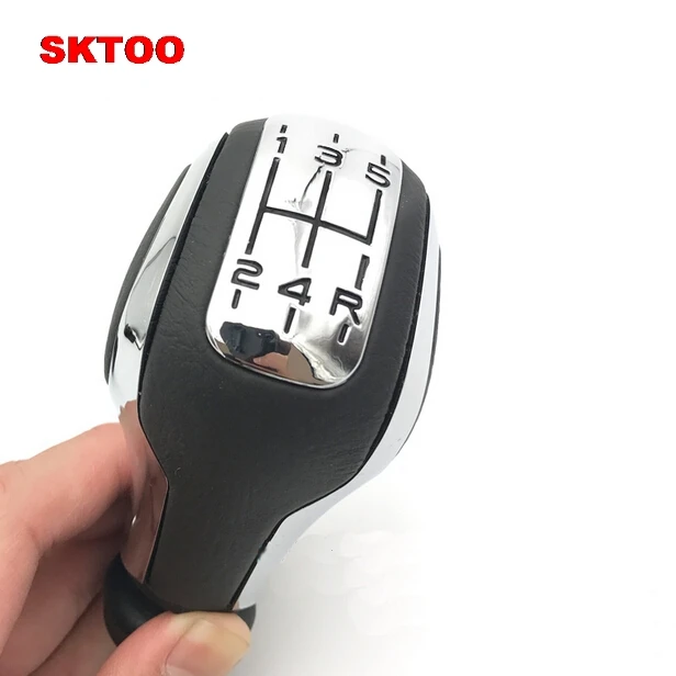 Рукоятка для рычага переключения передач из натуральной кожи 5 скоростей Citroen C3 C4