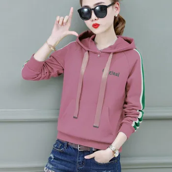 

2018 Winter Women Hoodies Sweatshirt 2018 good Casual Long Sleeve Slim Pullovers