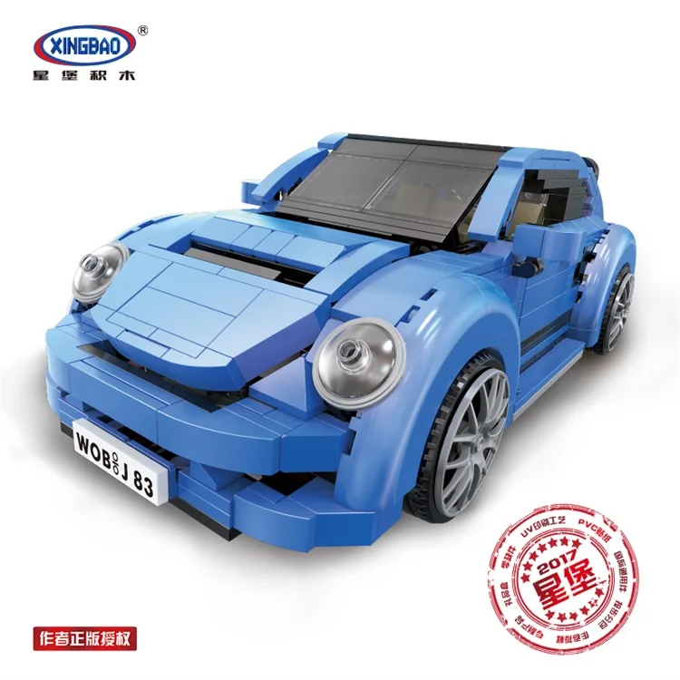 Xingbao 03015 креативный MOC Technic серия The Beetle Car обучающая модель комплект строительные