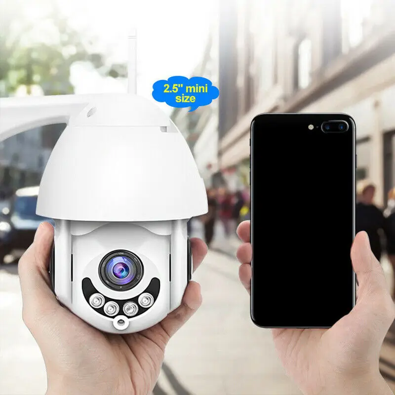 1080P Wifi PTZ Security Camera Outdoor Speed Dome Camera IP66 Waterproof Wireless Home Safe IP Camera Surveillance Device