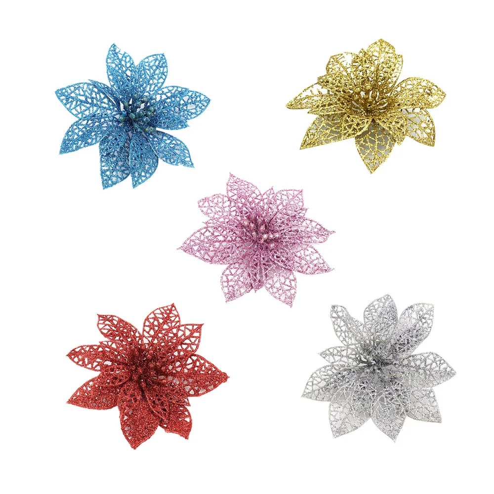 

Christmas Tree Christmas Simulation Flower Xmas Ornament Tree Hanging Ornament PVC christmas tree decorations for home S520
