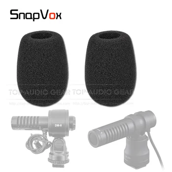 

Pop Filter Foam Windscreen Mic Sponge Cover For Canon DM-E100 DM-8 EOS DM E100 8 E 100 CAMERA Microphone Recording Windshield