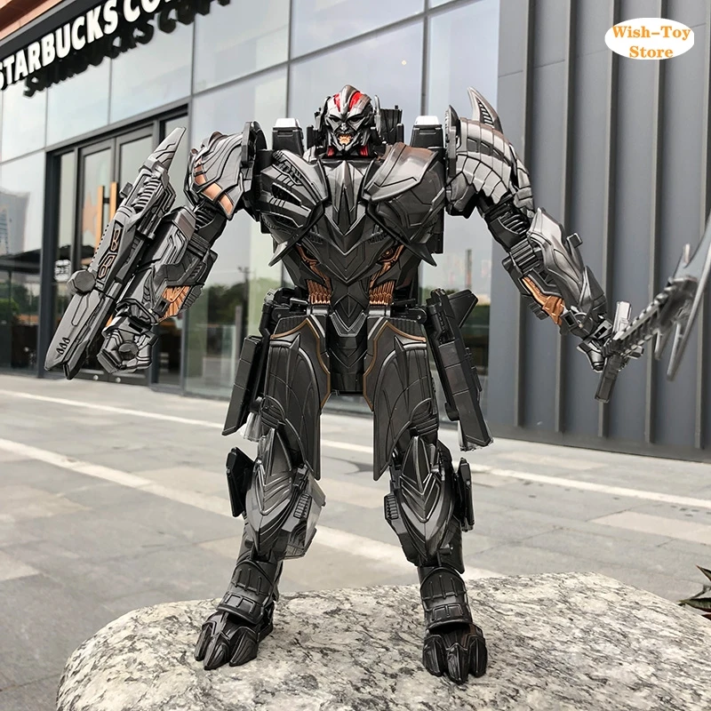 

WJ Transformation KO Oversize 30CM The Last Knight MW-001 MW001 Galvatron Movie 5 Film Alloy Plane Action Figure Robot Toys