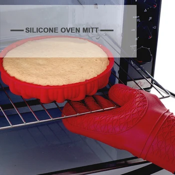 

1Pc Silicone Heat Resistant Gloves Clips Insulation Non Stick Anti-slip Pot Bowel Holder Clip Cooking Baking Oven Mitts