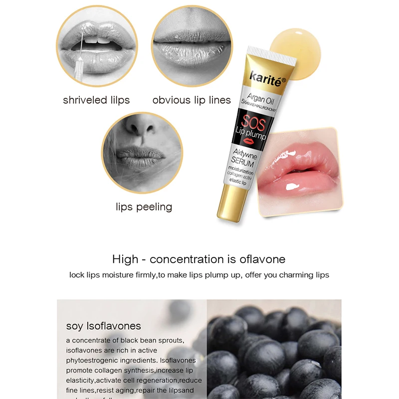 Instant Volumising Collagen Lip Plumper Oil Moisturizing Mask Reduce Lip Fine Lines Anti Aging Brighten Care 1 Instant Volumising Collagen Lip Plumper Oil Moisturizing Mask Reduce Lip Fine Lines Anti Aging Brighten Care 5