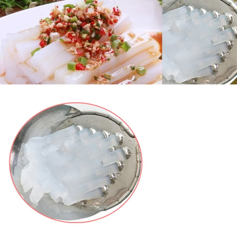 Practical Household Jelly Scratch Knife Tools Scraping Scraper Macroporous Bean Cold Noodle Kitchen Accessories | Дом и сад