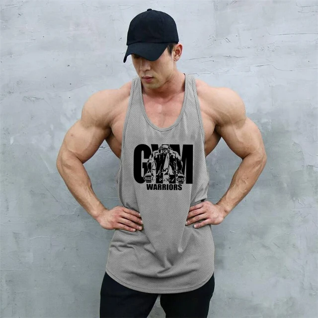 Maglietta Bodybuilding Uomo Gilet Uomo Senza Maniche Con Cappuccio