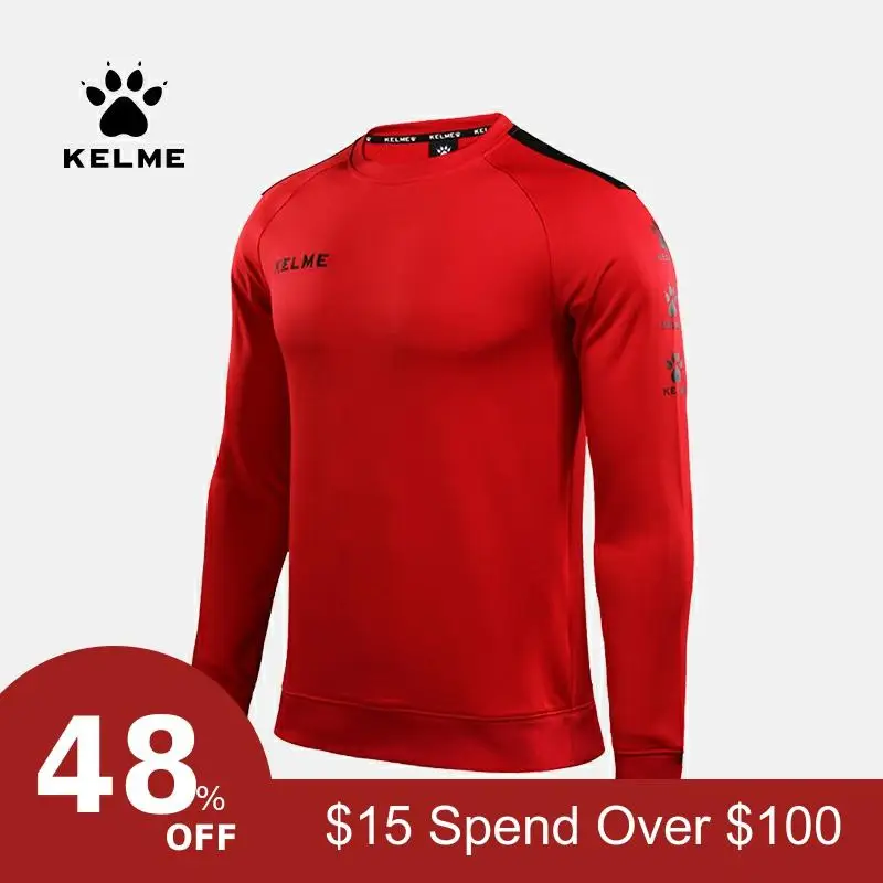 KELME свитер Весенняя Мужская брендовая одежда свитера трикотажные футбольные Джерси с длинным рукавом тренировочные рубашки футбольные спортивные рубашки 3871502