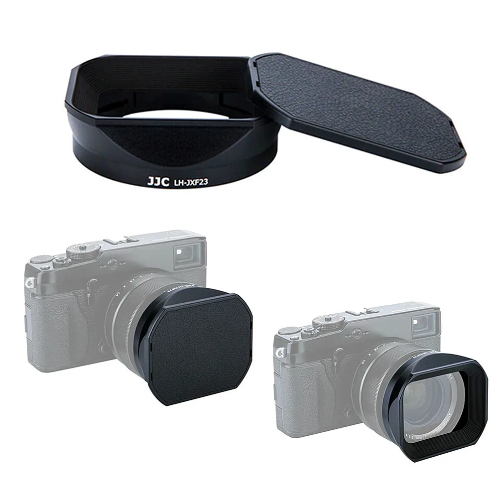 Camera Lens Hood for Fujifilm FUJINON LENS XF 23mm F1.4 R 56mm F1.2 APD X-T4 X-T3 X-T2 X-T30 X-T20 X-T10 X-H1 X-PRO 3 2 | Электроника