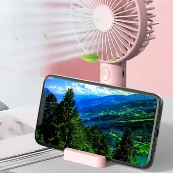 

Portable Handheld Usb Multi-angle Free Adjustment Fan Portable Small Fan With Mobile Phone Stand Function