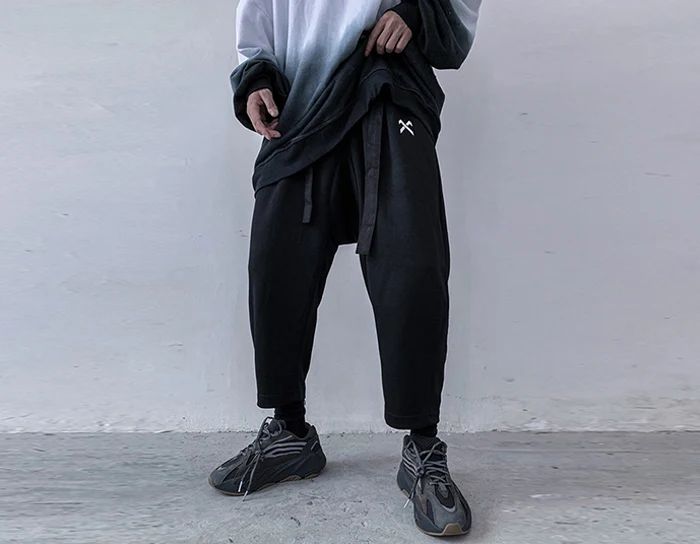 AELFRIC хип-хоп письмо вышивка мужские брюки карго длиной до икры 2019 Harajuku повседневные брюки уличная Джоггеры мужские спортивные брюки