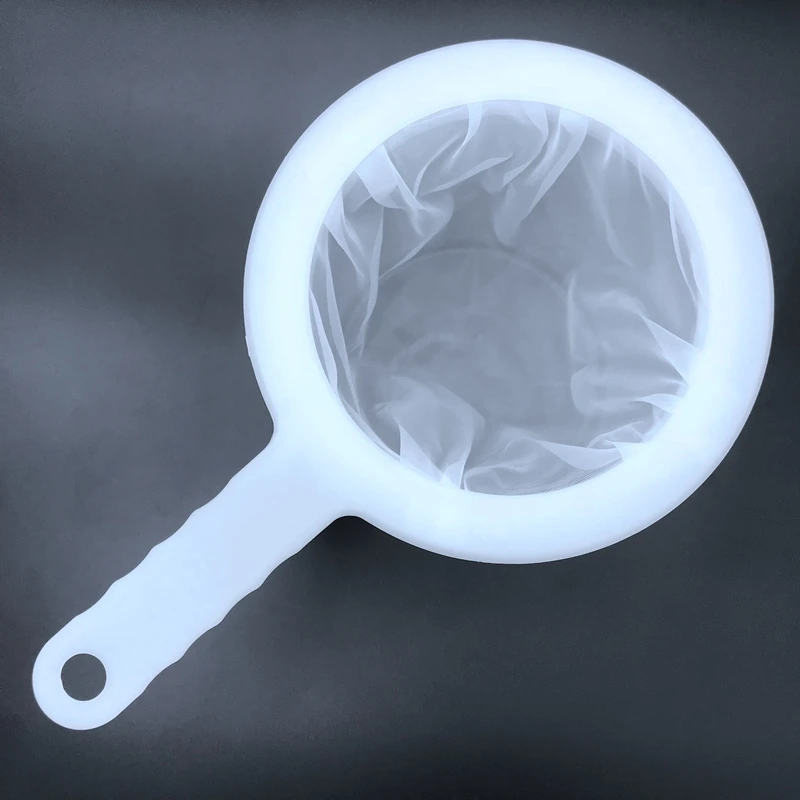 Micro-Nylon Mesh Filter with Handle Kitchen Accessories Coffee Filter Strainer Juice Wine Herb Liquid Net Strain Filter Mesh