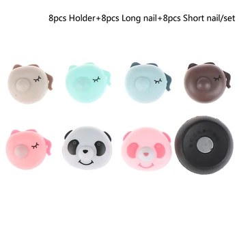 

8pcs Quilt Clip Holder Panda Buckle Bed Sheet Non-Slip Quilt Cover Magnetic Anti-Move Sheet Clamps Quilt Cover With Nails