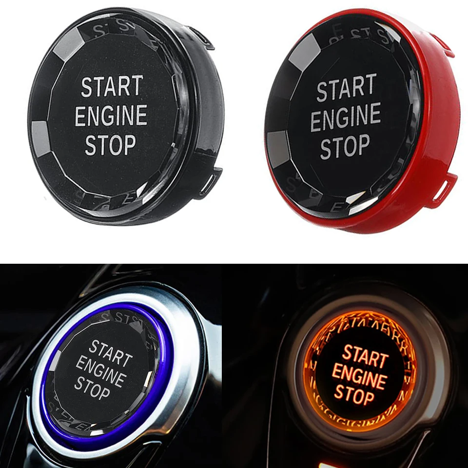 

New For E81 E87 X3 E83 X1 E84 X6 E71 E72 X5 E70 E53 E60 E46 E90 E91 E92 E93 Z4 E89 Car Engine Start Stop Button Switch Key Cover