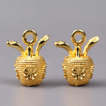 

Fengshui Charms apple Pendants Antique Fortune Jewelry Keychains Key Chain Car Keyrings Making DIY Handmade Craft for Bracelet