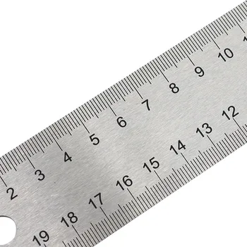 

L-type Woodworking Angle Positioning Ruler 250mm Measuring Aids Tool 90 Degree Double-sided Scale Locator