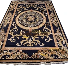 Китайский ковер aubusson, антикварный ковер ручной вязки, Настенный Ковер, мандала, ковер для бегунов, дизайн с растениями