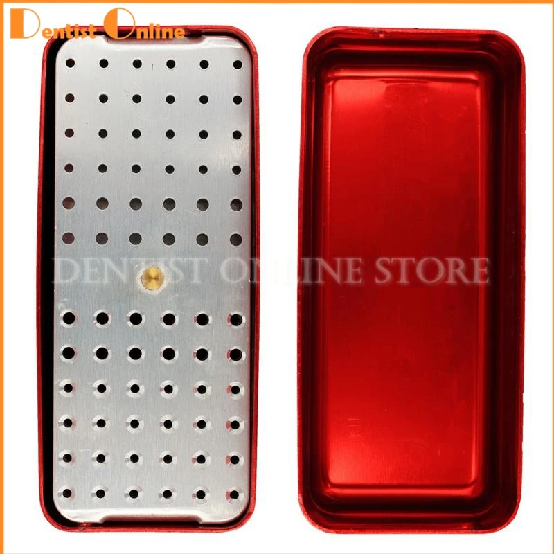 2 шт. 72 Отверстия алюминия для стоматологической дезинфекции боры держатель Блок стенд Автоклавный стерилизатор эндо файлы коробка стоматолога лабораторное оборудование
