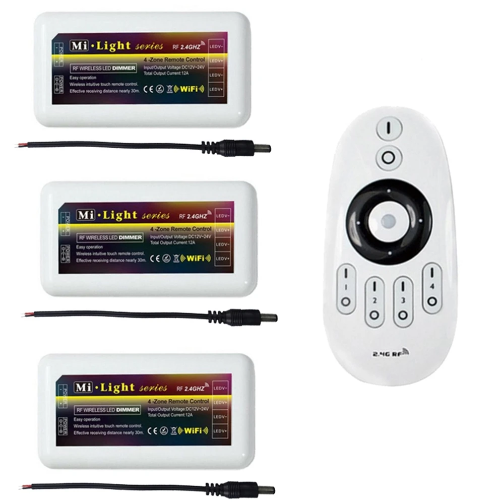 Milight FUT007 пульт дистанционного управления 2 4G 4 зоны светодиодный диммер