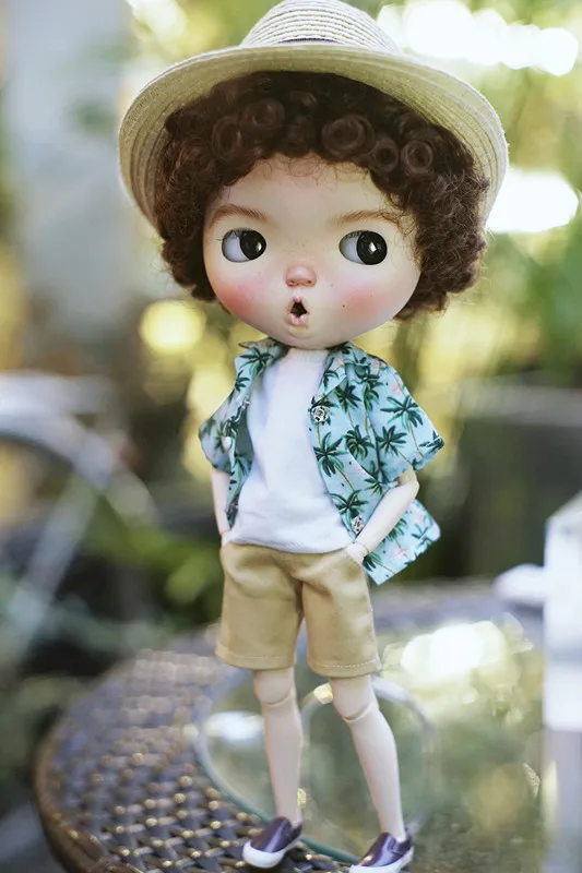 1/6 кукла и шорты с цветочным принтом Blyth шорты кукольный наряд(Fit blyth, pullip, BJD, озон, kurhn, Licca, JerryB, 1/6 кукла