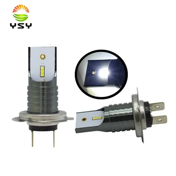 

YSY 2Pcs H7 80W 1000LM Led Bulb High Power Running Light Car Light CSP 6 SMD White Light Bulb Fog Lamp 12V