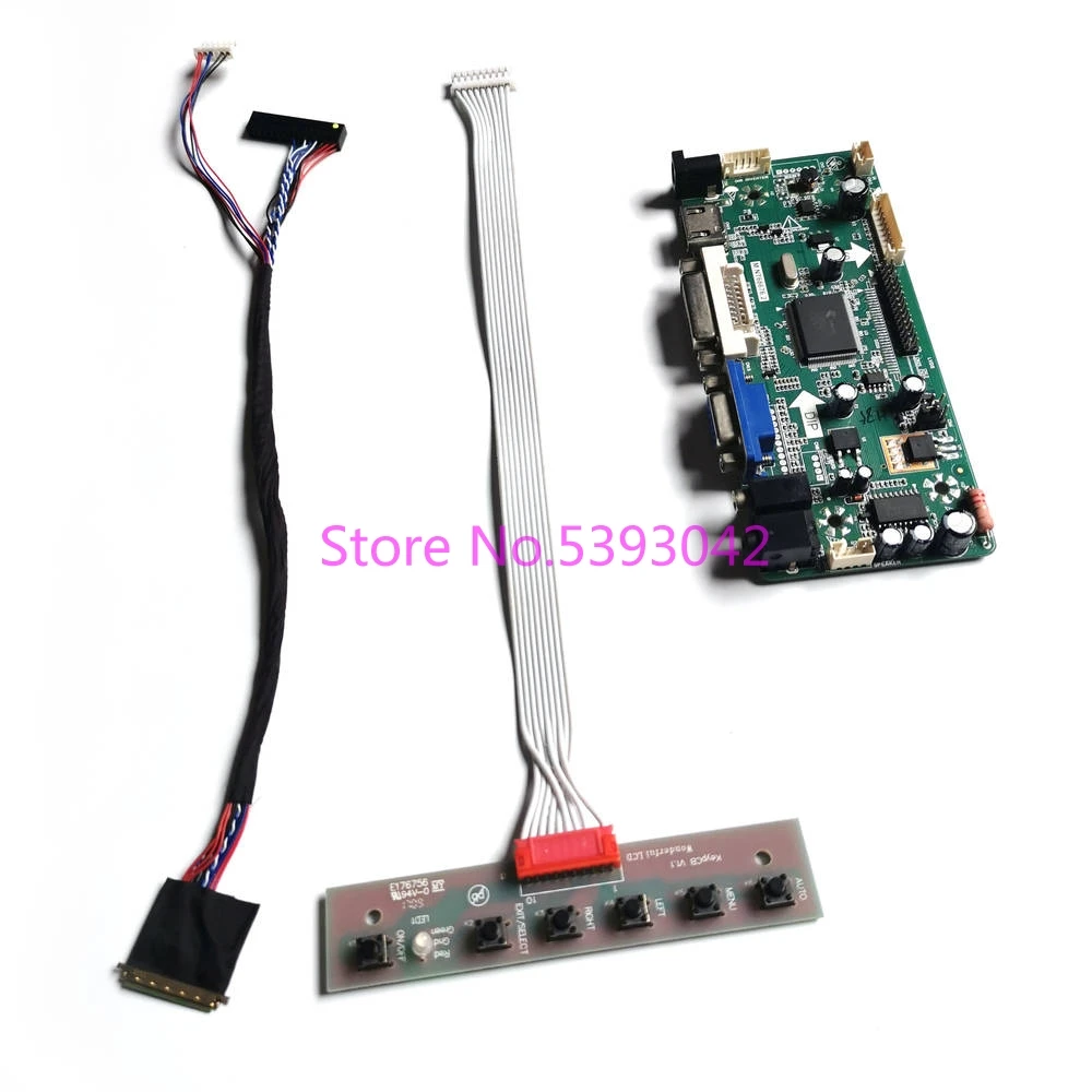 Fit LP156WH2 (TL)(A1)/(TL)(B1)/(TL)(BA)/(TL)(BB) LVDS WLED VGA DVI 40-Pin 1366*768 LCD panel M.NT68676 controller board kit | Компьютеры и