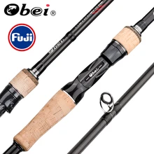 Obei HURRICANE 1.8/2.1/2.4/2.7/3.0m Casting Spinning Fishing Rod Fuji Or TS Guide Baitcasting  Travel 5g-120g M/ML/MH Lure Rod