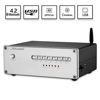 

Nobsound HiFi ES9028Q2M Bluetooth 4.2 USB DAC Digtial Interface Decoder Coax/ Opt Player Headphone Amplifier