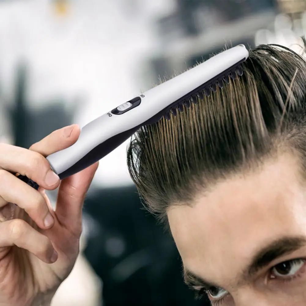 

Electric Straightener Comb Multifunctional Hair Beard Styling Comb Anti-Scald Brush Fast Heating Electric Comb Unisex Brush
