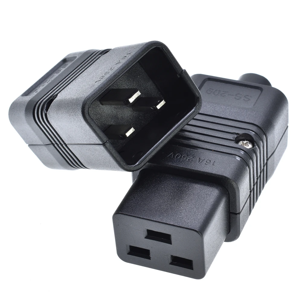 AC  ̺ ڵ Ŀ, Ż ÷, ϼ ÷ , PDUPS , ǥ IEC320, C19, C20, 16A, 250V