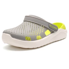 Женская и мужская летняя водонепроницаемая обувь; светильник; дышащие повседневные шлепанцы; пляжные Нескользящие Вьетнамки для плавания и прогулок; мягкие сандалии