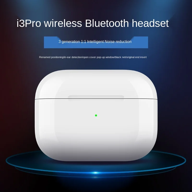 Fashion trend tws Bluetooth headset wireless in ear transparent noise reduction third generation Bluetooth headset