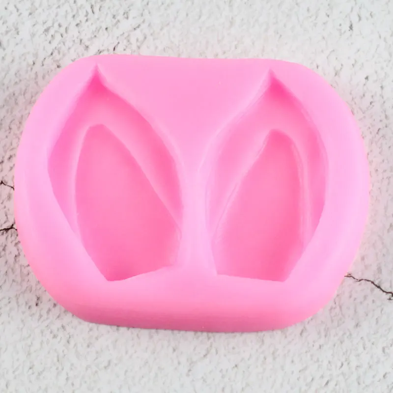 3D единорог уха силиконовые формы для детей день рождения помадка для кекса украшения торта инструменты Конфеты Форма для шоколада формы для мастики