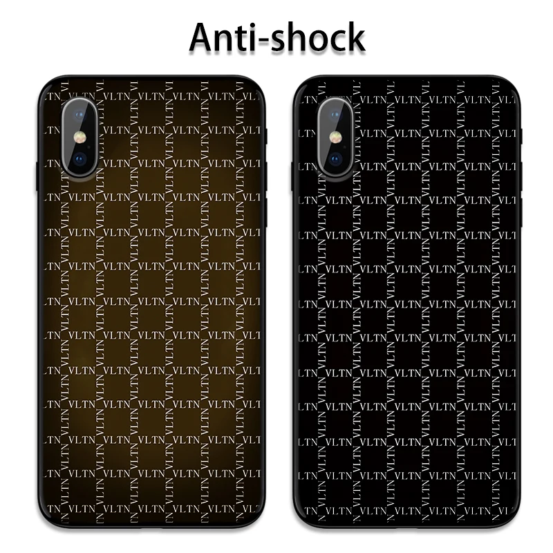 Популярный итальянский бренд VLTN чехол для телефона samsung Galaxy A3 A5 A6 Plus A8 A9 J7 A2 CORE J4 Силиконовая задняя крышка Capas