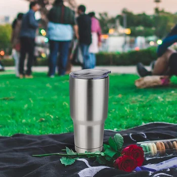

30Oz/2Pack Double Wall Vacuum Insulated Travel Mug Coffee Cup - Stainless Steel Tumbler with Lid for Cold & Hot Drinks (Silver,3